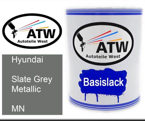 Hyundai, Slate Grey Metallic, MN: 1L Lackdose, von ATW Autoteile West.